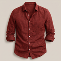 Men's Breathable Everyday Linen Shirt - Casual Button Shirt