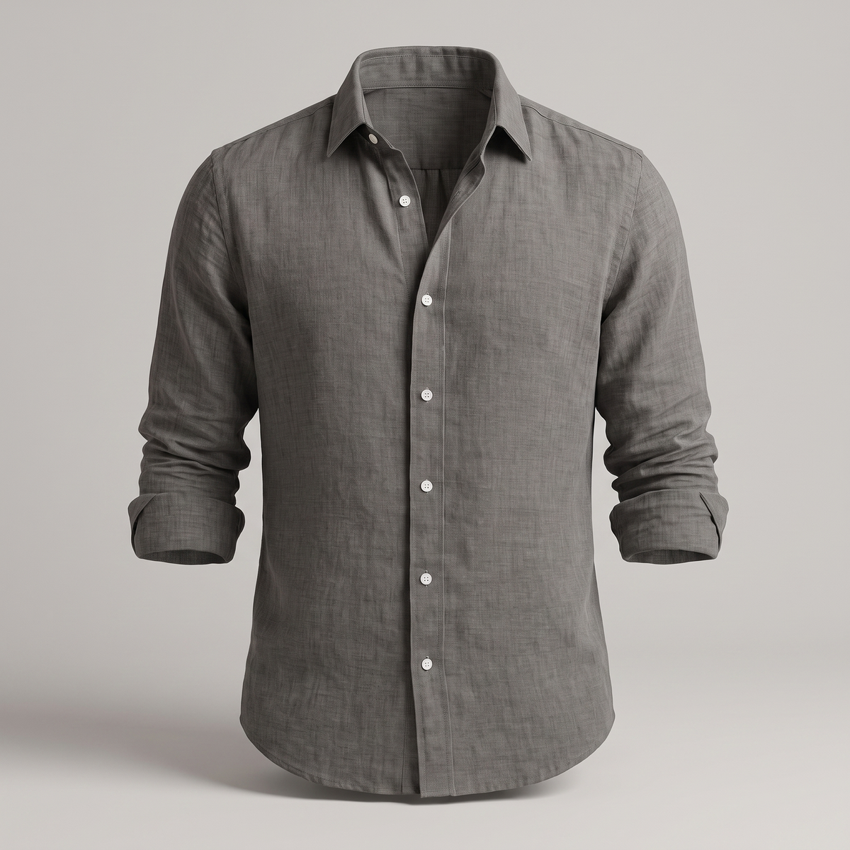 Men's Everyday Linen Shirt - Timeless Long Sleeve Casual Top