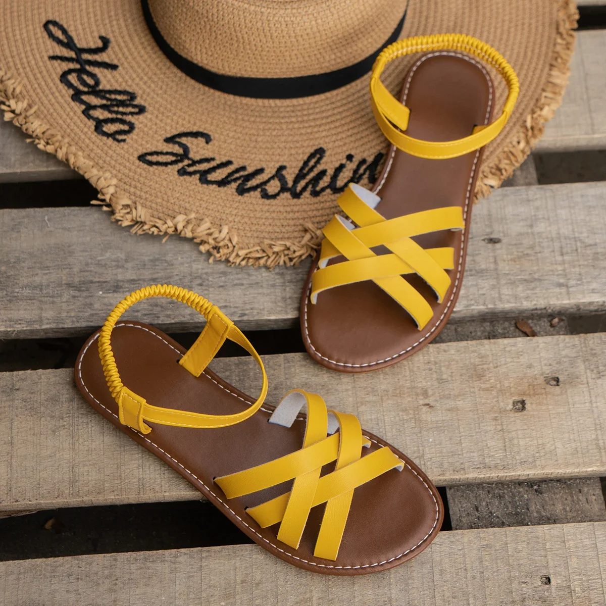 Women's Orthopedic Spring Sandals - Cushioned Non-Slip Sole