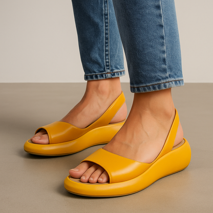 Women's Soft Cushioned Sandals - Thick Insole Slip-Resistant