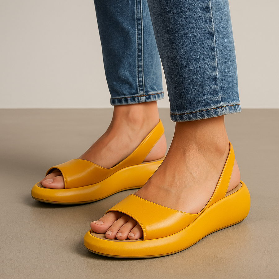 Women's Soft Cushioned Sandals - Thick Insole Slip-Resistant