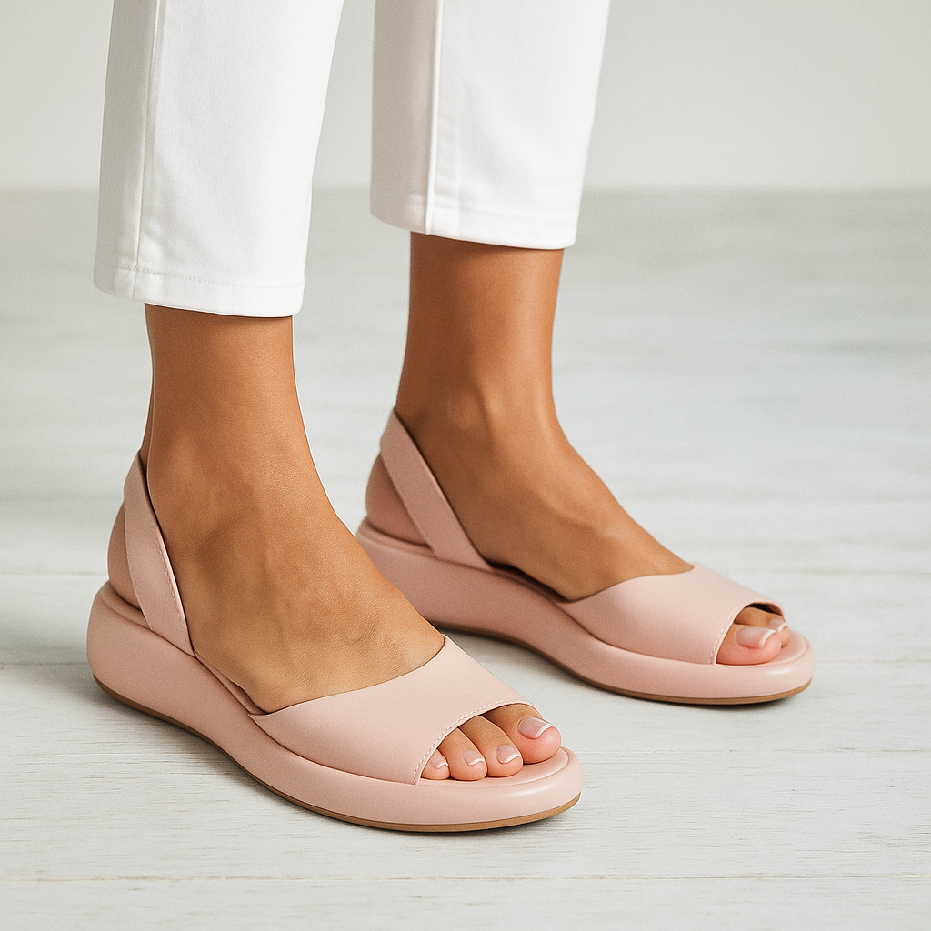 Women's Soft Cushioned Sandals - Thick Insole Slip-Resistant