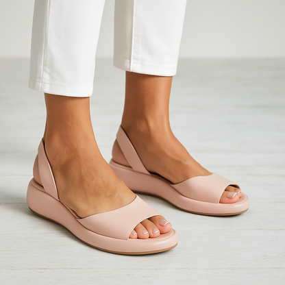 Women's Soft Cushioned Sandals - Thick Insole Slip-Resistant