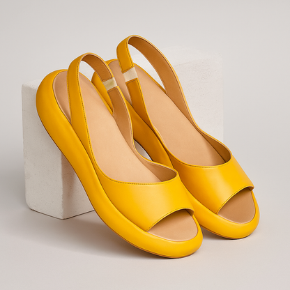 Women's Soft Cushioned Sandals - Thick Insole Slip-Resistant