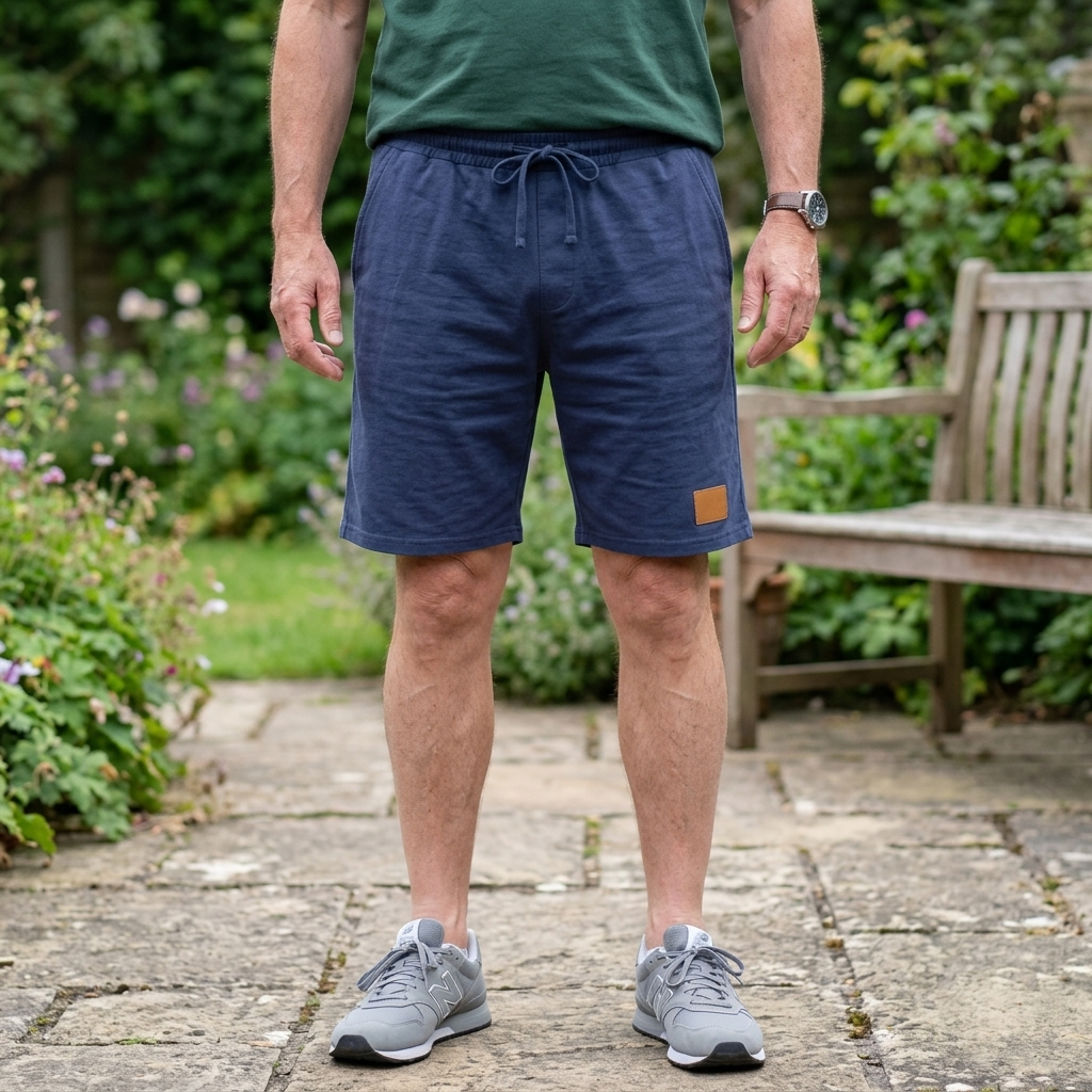 Men's Drawstring Comfort Shorts - Relaxed Casual Shorts