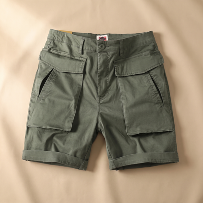 Men's Tailored Utility Pocket Shorts - Smart Casual Shorts
