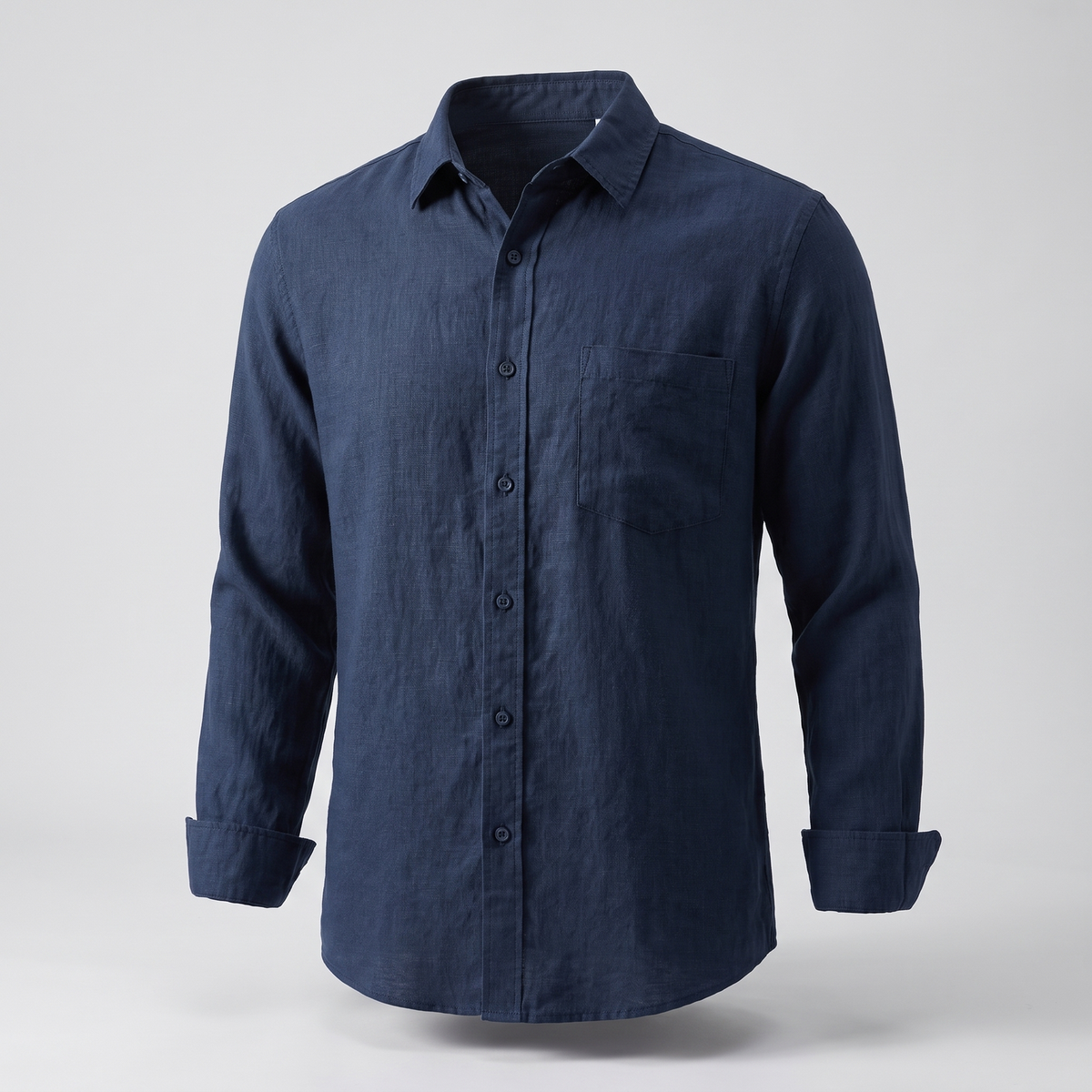 Men's Relaxed Linen Shirt - Effortless Casual Beach Shirt