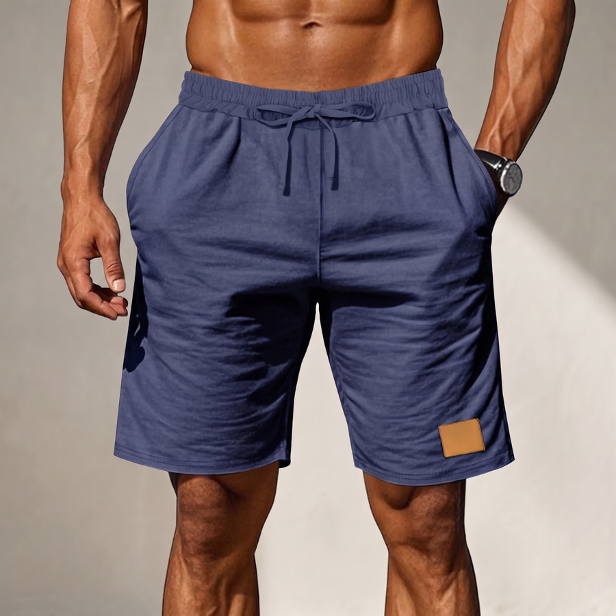 Men's Drawstring Comfort Shorts - Relaxed Casual Shorts
