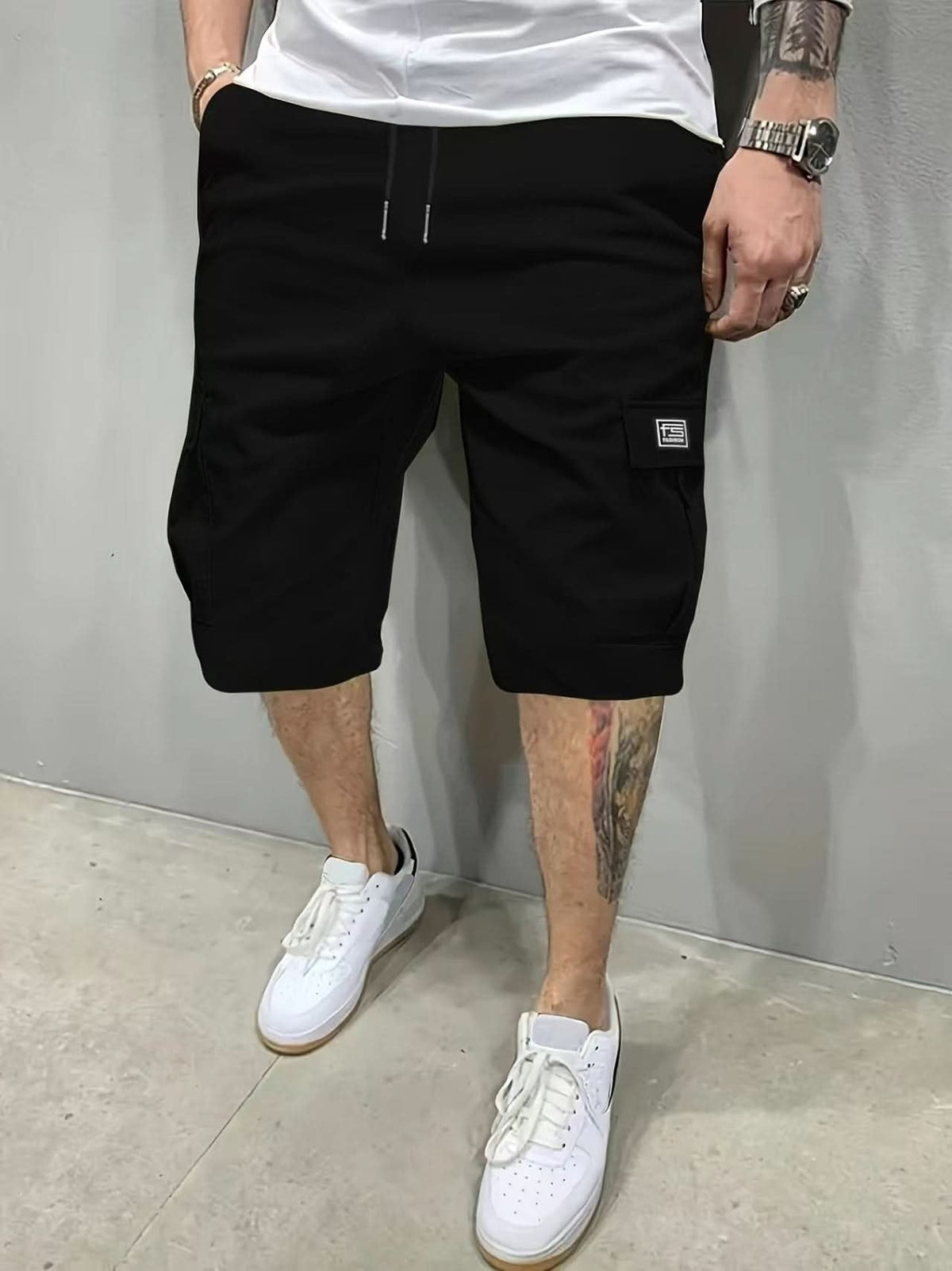 Men's Relaxed Utility Shorts - Casual Cargo Pocket Shorts