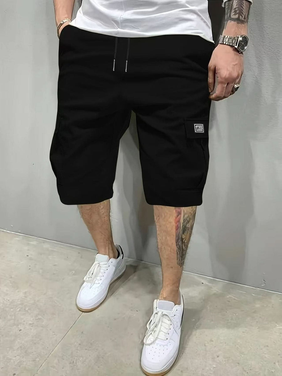 Men's Relaxed Utility Shorts - Casual Cargo Pocket Shorts