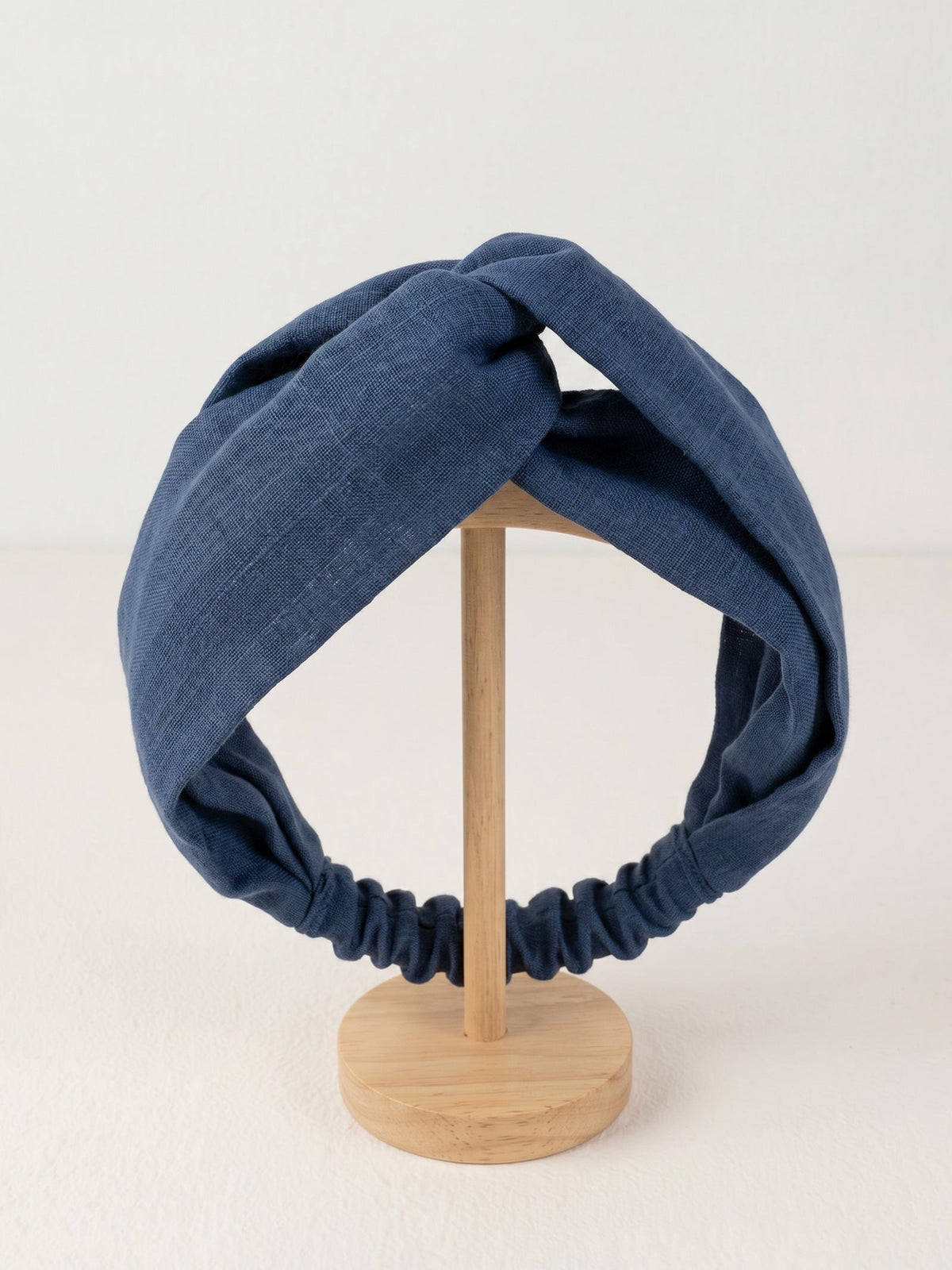 Linen Elastic Headband - Breathable Women's Hair Band