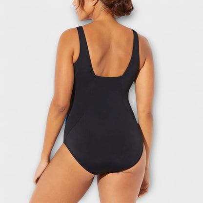 Women's Shaping Swimsuit - Two-Tone Supportive Swimwear