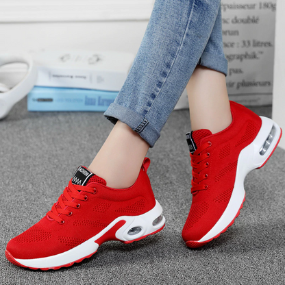 Women's Air Cushion Walking Shoes - Breathable Mesh Trainers