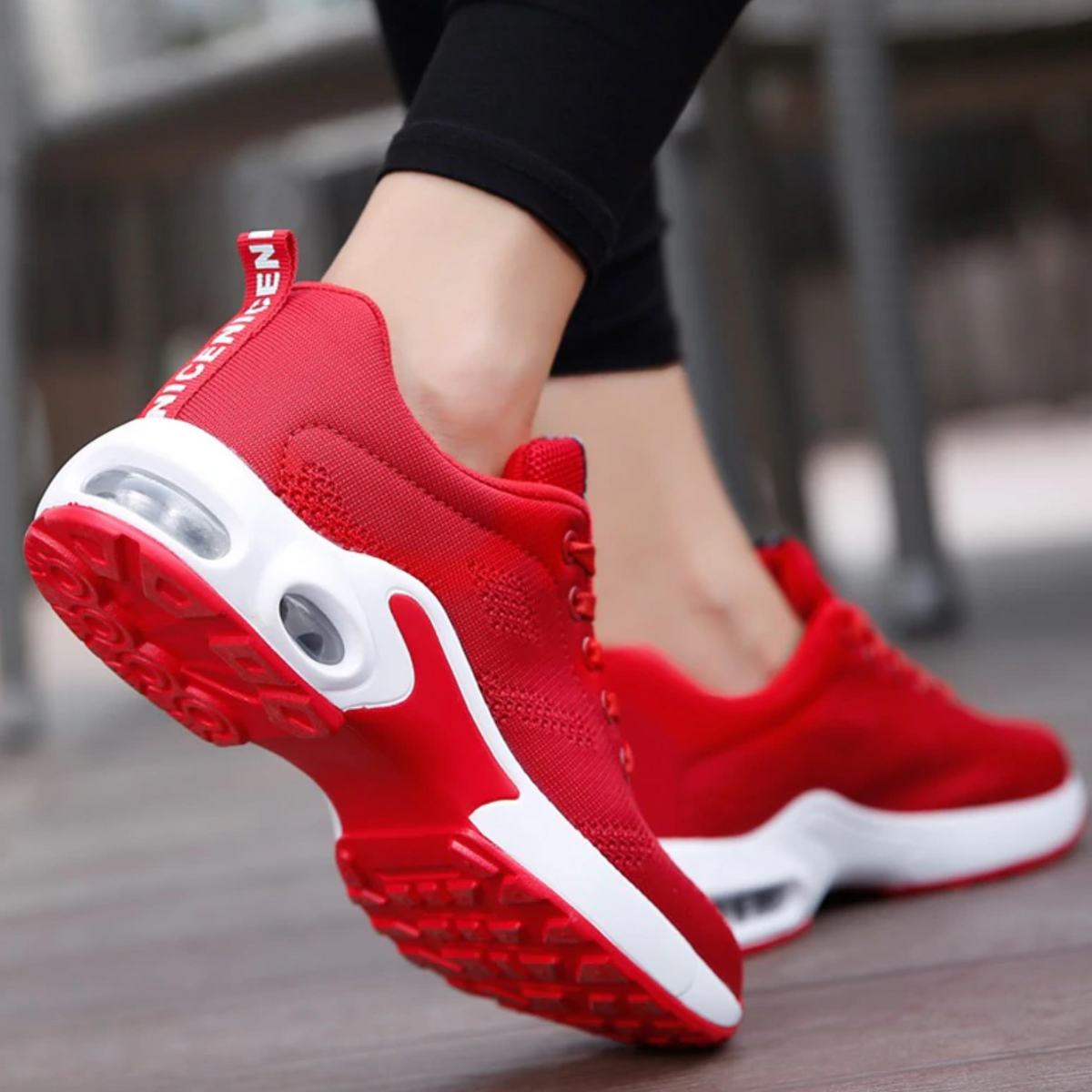 Women's Air Cushion Walking Shoes - Breathable Mesh Trainers