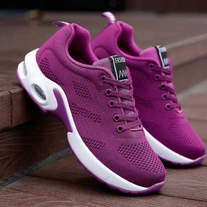 Women's Air Cushion Walking Shoes - Breathable Mesh Trainers