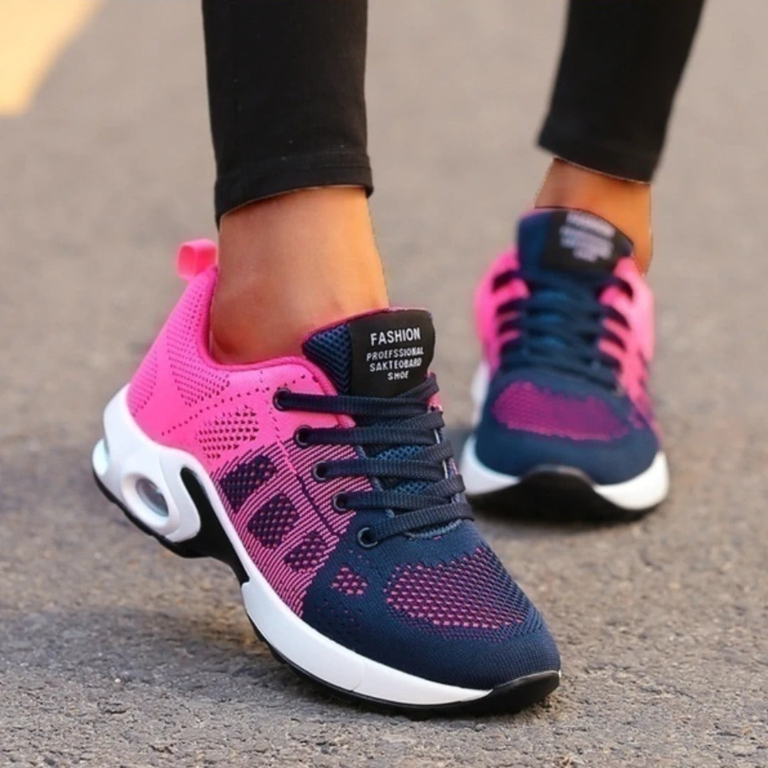 Women's Air Cushion Walking Shoes - Breathable Mesh Trainers
