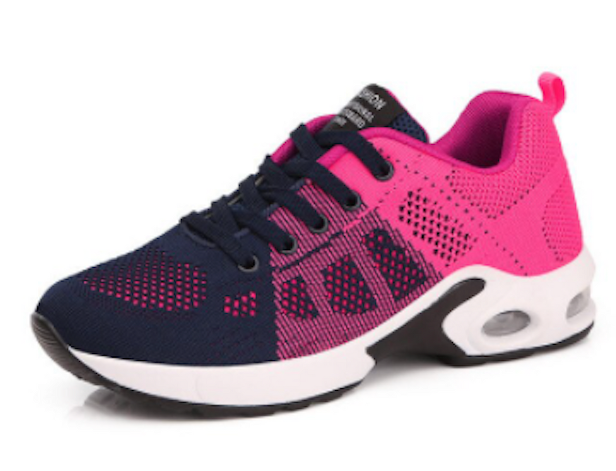 Women's Air Cushion Walking Shoes - Breathable Mesh Trainers