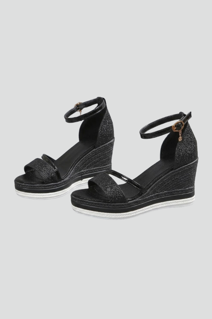 Women's Orthopaedic Cushioned Sandals - Slip-On Low Platform