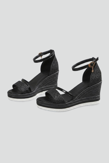 Women's Orthopaedic Cushioned Sandals - Slip-On Low Platform