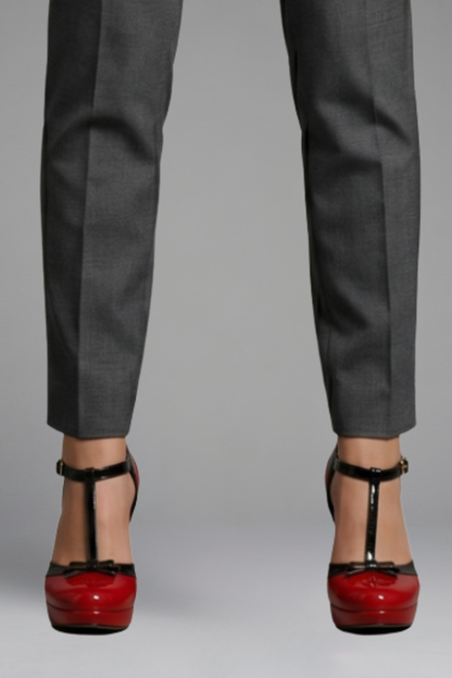 Women's Orthopaedic T-Strap Heels - Platform Formal Pumps