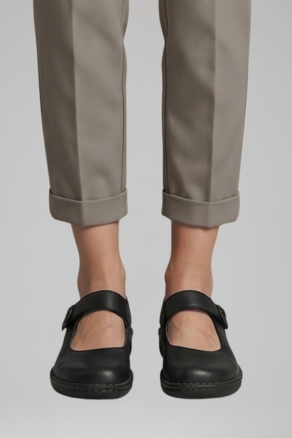 Women's Orthopaedic Mary Jane Flats - Strap Comfort Shoes