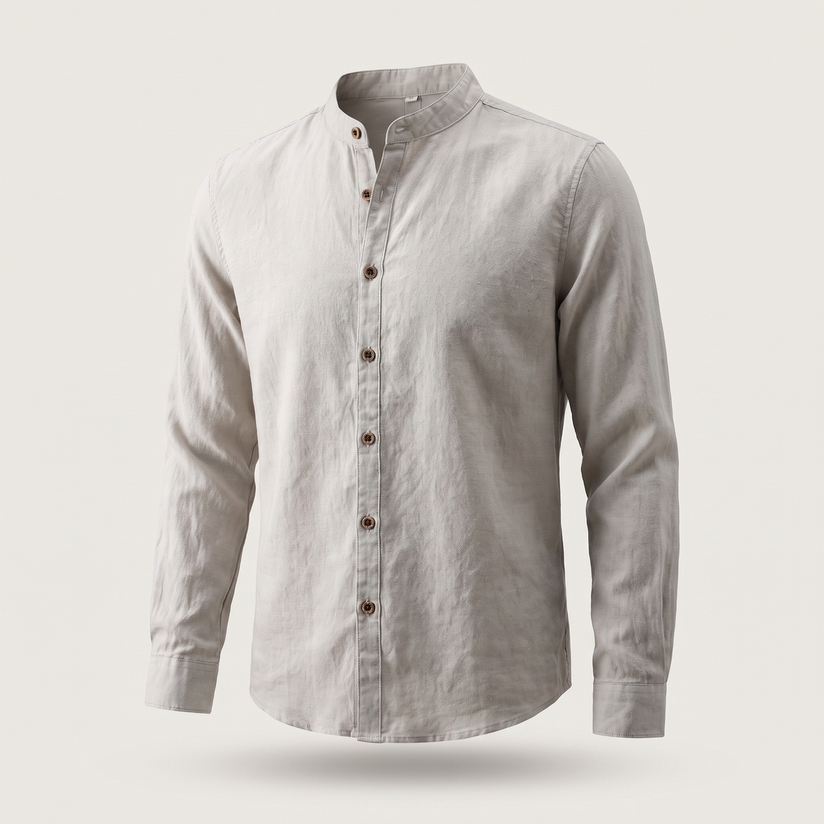 Men's Relaxed Linen Shirt - Timeless Long Sleeve Summer Top