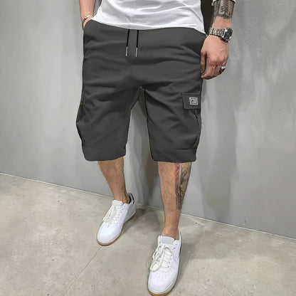 Men's Relaxed Utility Shorts - Casual Cargo Pocket Shorts