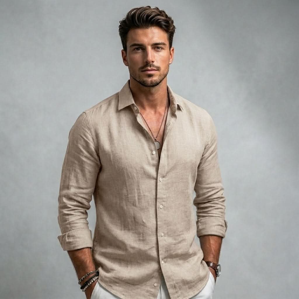Men's Coastal Shirt - Lightweight Breathable Short Sleeve