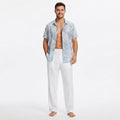 Men's Linen Beach Trousers - Lightweight Summer Pants