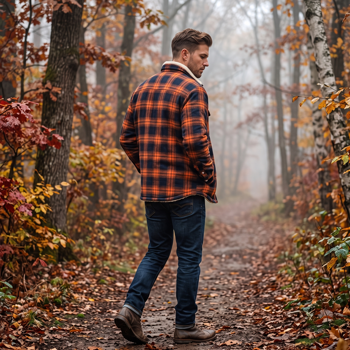 Evans Plaid Jacket - editorial