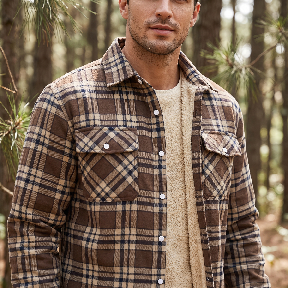 Evans Plaid Jacket - editorial