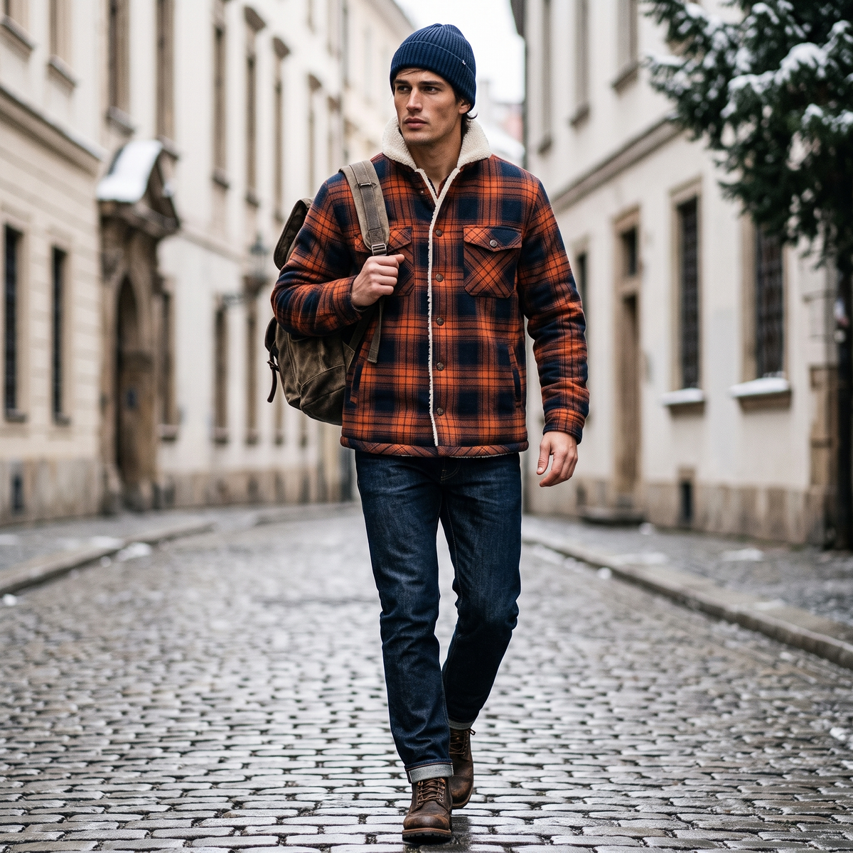 Evans Plaid Jacket - editorial