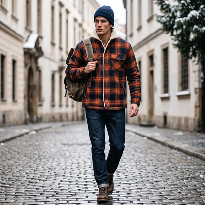 Evans Plaid Jacket - editorial