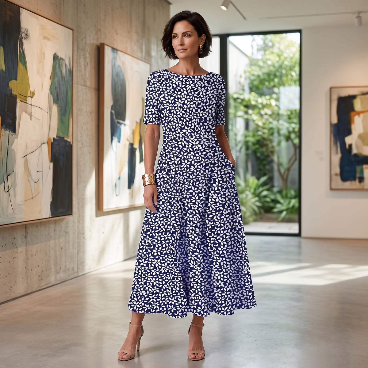 Dress – Coastal Bloom for Sunlit Days