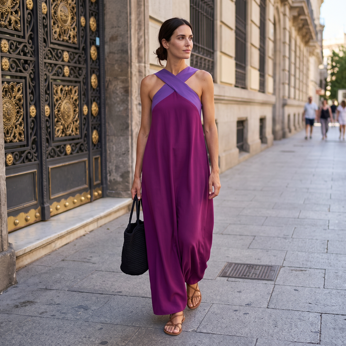 Aimee™ | Breathable Comfortable Crossed Maxi Dress