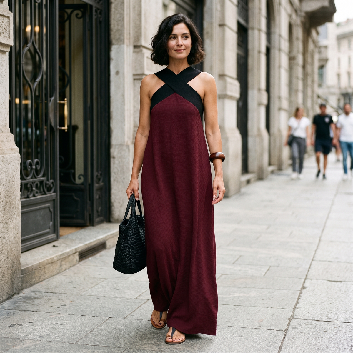 Aimee™ | Breathable Comfortable Crossed Maxi Dress