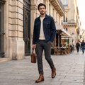 Men's Handcrafted Vegan Leather Boots - Vintage Casual Boots