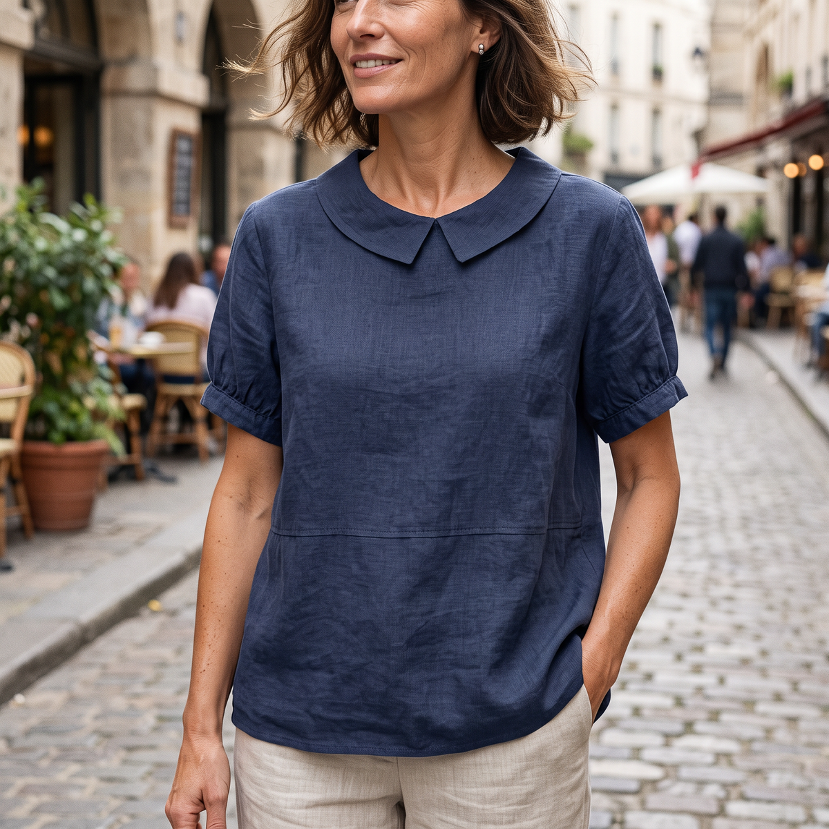 Amalie | Elegant cotton shirt