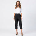 Women's Linen Harem Pants - Relaxed Fit Comfortable Trousers